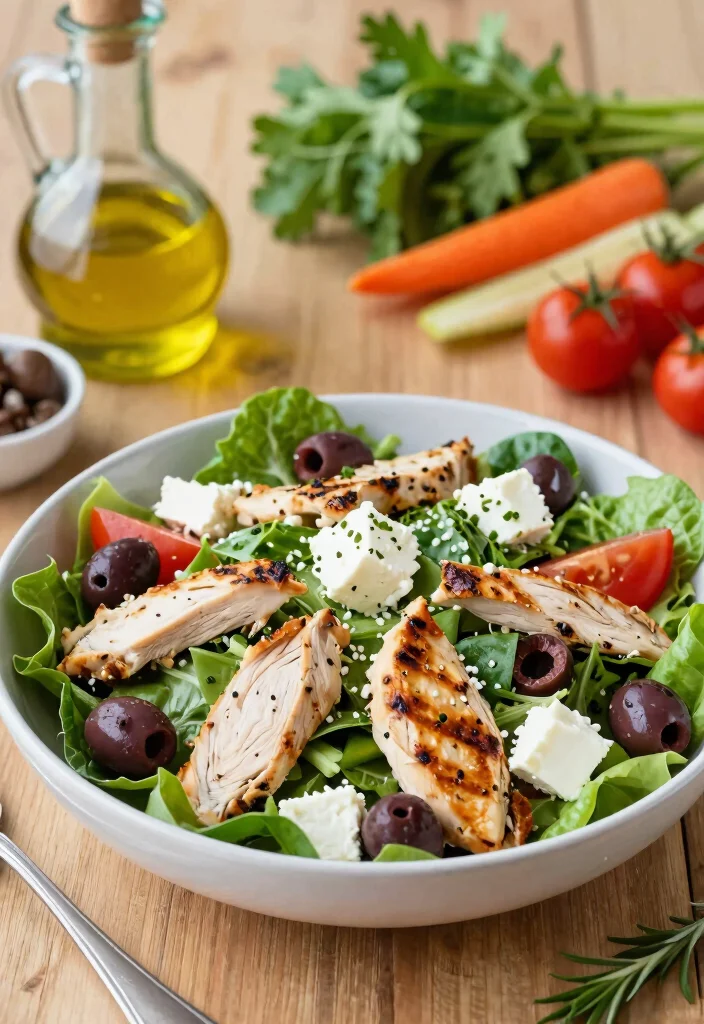 12 Low Carb Keto Recipes for Everyday Meals 67 12 Low Carb Keto Recipes for Everyday Meals - 7. Greek Salad with Grilled Chicken 1