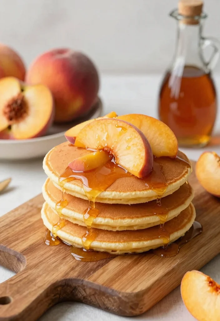 12 Peach Dessert Recipes for Fresh and Juicy Flavor 101 12 Peach Dessert Recipes for Fresh and Juicy Flavor - 11. Peach Pancakes 1