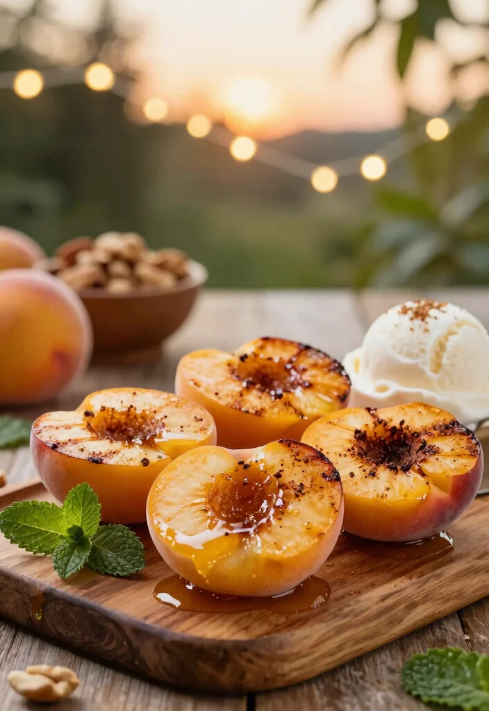 12 Peach Dessert Recipes for Fresh and Juicy Flavor 12 12 Peach Dessert Recipes for Fresh and Juicy Flavor - 2. Grilled Peaches with Honey 1