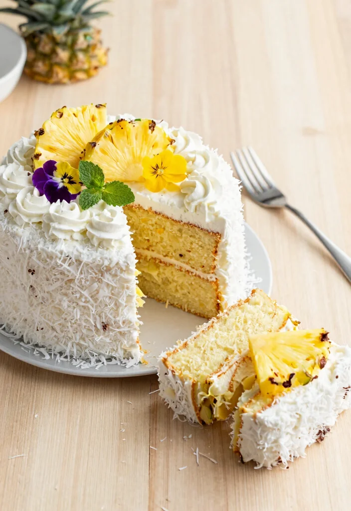 12 Pineapple Dessert Recipes for Sweet Tropical Desserts 1 12 Pineapple Dessert Recipes for Sweet Tropical Desserts - 1. Pineapple Coconut Cake 1