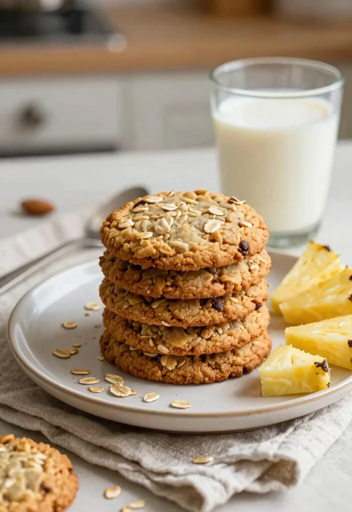 12 Pineapple Dessert Recipes for Sweet Tropical Desserts 46 12 Pineapple Dessert Recipes for Sweet Tropical Desserts - 5. Pineapple Oatmeal Cookies 1