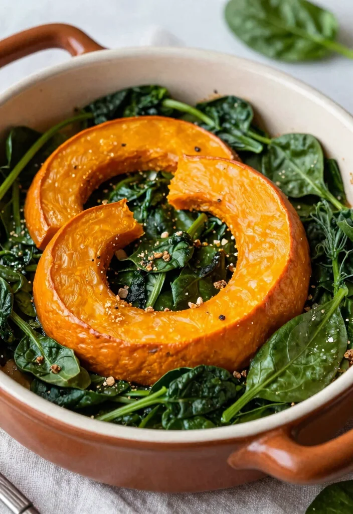 12 Vegan Casserole Recipes for Comforting Family Meals 111 12 Vegan Casserole Recipes for Comforting Family Meals - 11. Savory Pumpkin and Spinach Bake 1