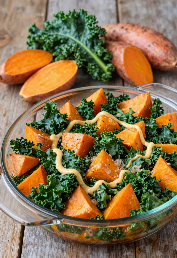 12 Vegan Casserole Recipes for Comforting Family Meals 23 12 Vegan Casserole Recipes for Comforting Family Meals - 3. Sweet Potato and Kale Nourish Casserole 1