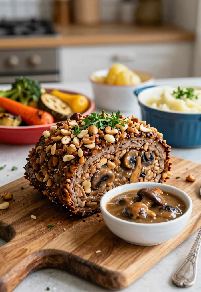 12 Vegan Christmas Recipes for a Festive Holiday Table 1 12 Vegan Christmas Recipes for a Festive Holiday Table - 1. Festive Vegan Nut Roast 1