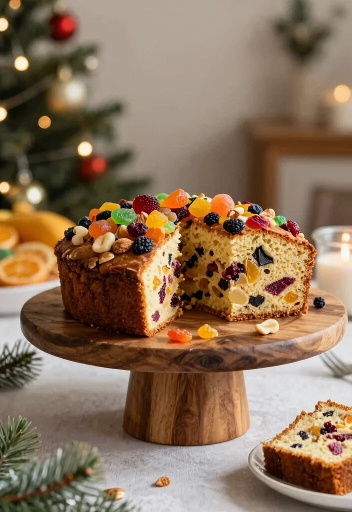 12 Vegan Christmas Recipes for a Festive Holiday Table 100 12 Vegan Christmas Recipes for a Festive Holiday Table - 10. Vegan Fruitcake with Nuts and Dried Fruits 1
