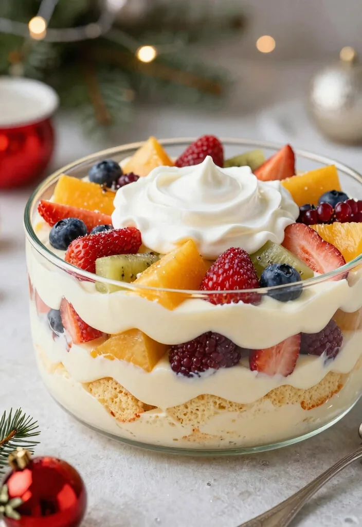 12 Vegan Christmas Recipes for a Festive Holiday Table 111 12 Vegan Christmas Recipes for a Festive Holiday Table - 11. Vegan Holiday Trifle 1