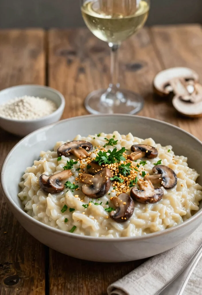 12 Vegan Christmas Recipes for a Festive Holiday Table 12 12 Vegan Christmas Recipes for a Festive Holiday Table - 2. Creamy Vegan Mushroom Risotto 1