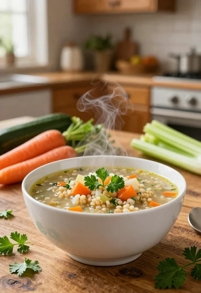 12 Winter Dinner Recipes for Comfort and Warmth 1 12 Winter Dinner Recipes for Comfort and Warmth - 1. Hearty Vegetable and Barley Soup 1