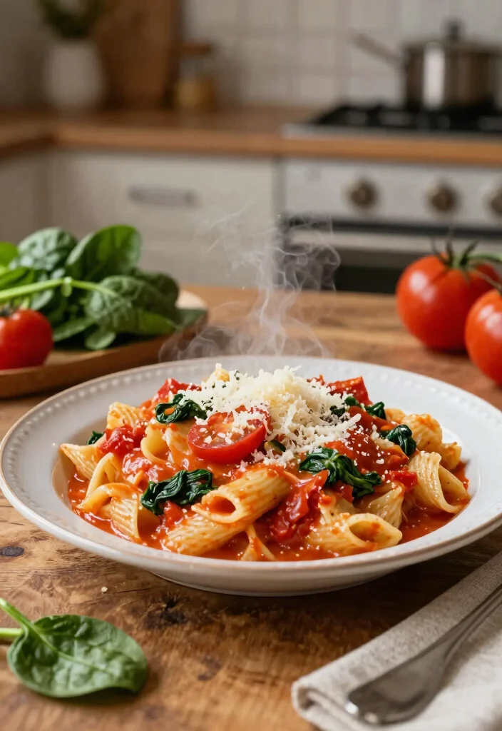 12 Winter Dinner Recipes for Comfort and Warmth 100 12 Winter Dinner Recipes for Comfort and Warmth - 10. Creamy Tomato and Spinach Pasta 1