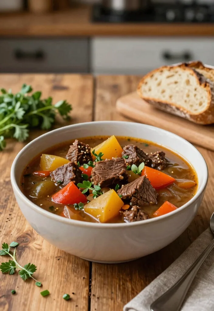 12 Winter Dinner Recipes for Comfort and Warmth 111 12 Winter Dinner Recipes for Comfort and Warmth - 11. Hearty Beef and Vegetable Stew 1