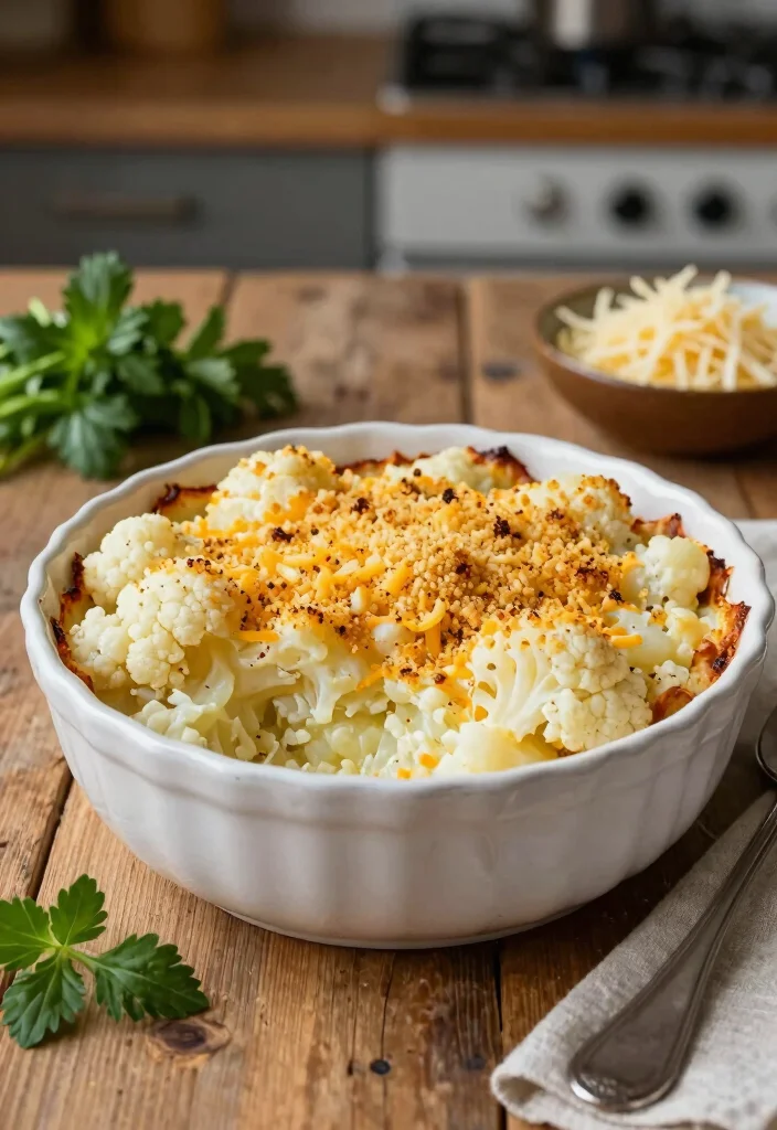 12 Winter Dinner Recipes for Comfort and Warmth 23 12 Winter Dinner Recipes for Comfort and Warmth - 3. Creamy Cauliflower and Potato Bake 1