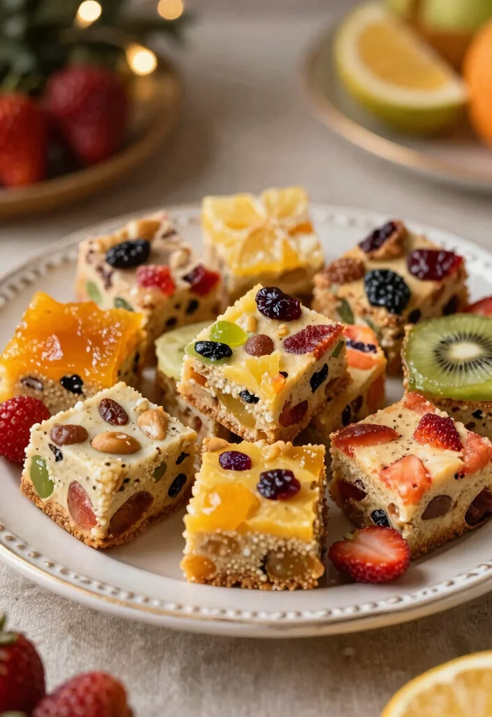 14 Christmas Dessert Recipes for a Festive Holiday Table 122 14 Christmas Dessert Recipes for a Festive Holiday Table - 12. Vegan Fruitcake Bites 1