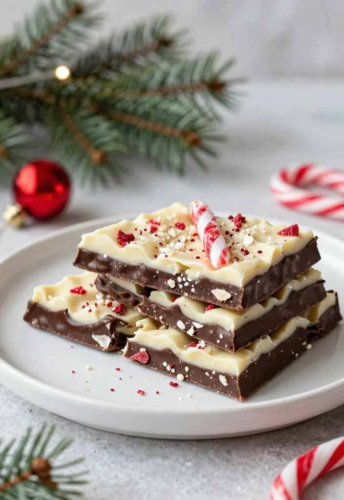 14 Christmas Dessert Recipes for a Festive Holiday Table 23 14 Christmas Dessert Recipes for a Festive Holiday Table - 3. Festive Vegan Peppermint Bark 1