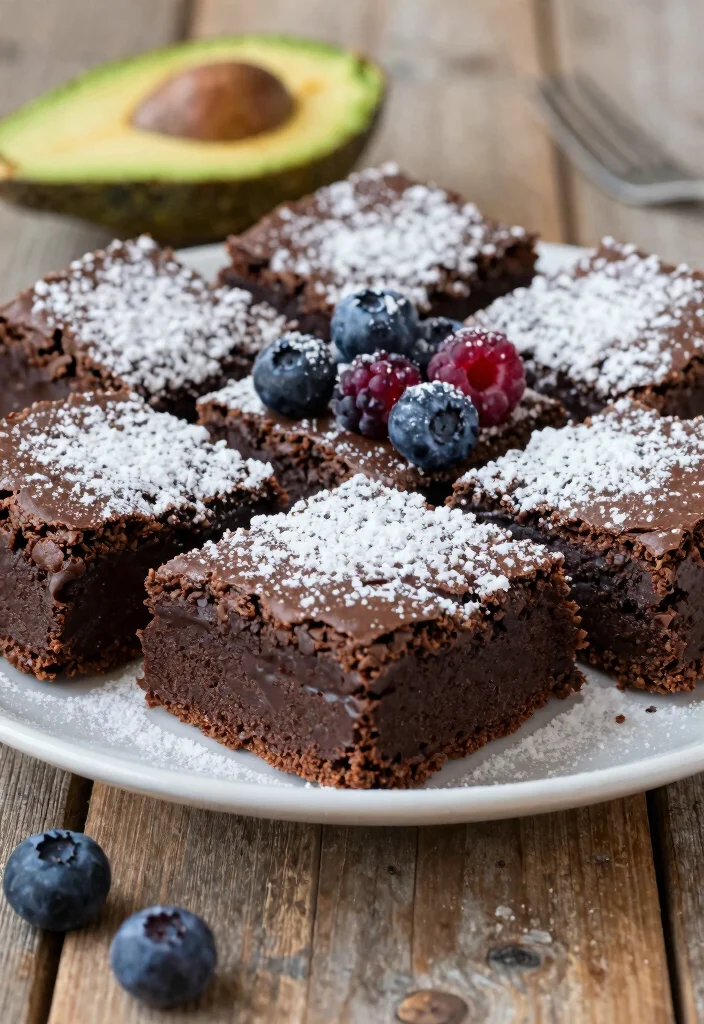 14 Dessert Recipes for Easy Sweet Treats at Home 10. Chocolate Avocado Brownies 0