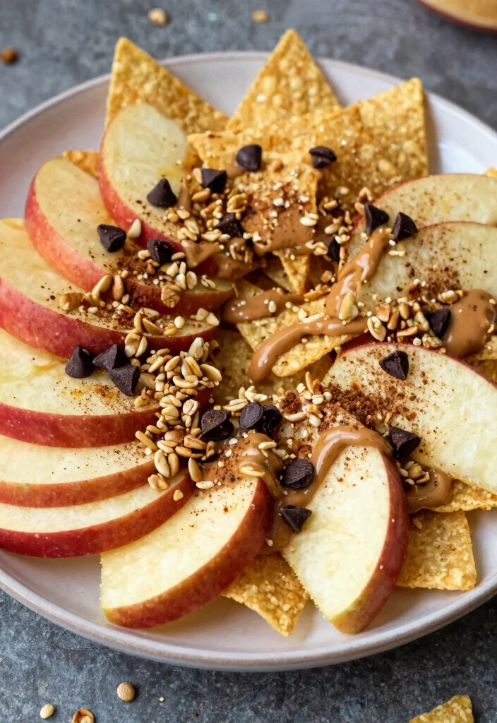 14 Dessert Recipes for Easy Sweet Treats at Home 13. Apple Nachos 0