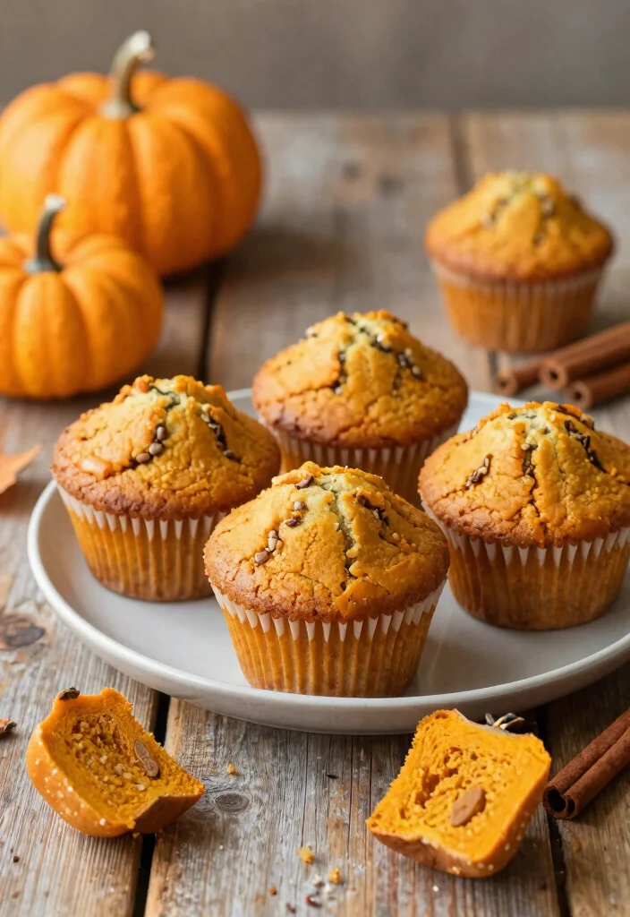 14 Dessert Recipes for Easy Sweet Treats at Home 14. Pumpkin Spice Muffins 0