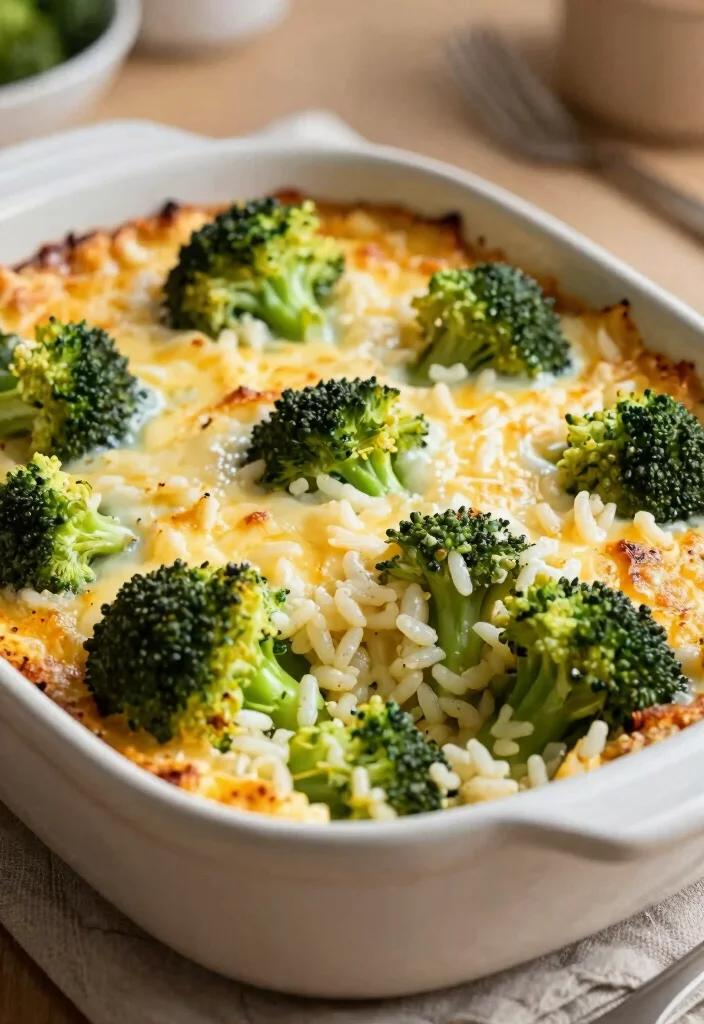 14 Dinner Recipes for Easy Weeknight Cooking 12. Cheesy Broccoli and Rice Casserole 0