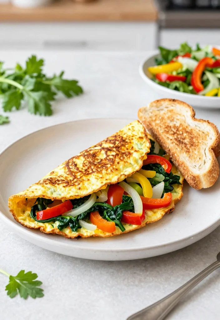 14 Dinner Recipes for Easy Weeknight Cooking 14. Quick Veggie Omelette 0