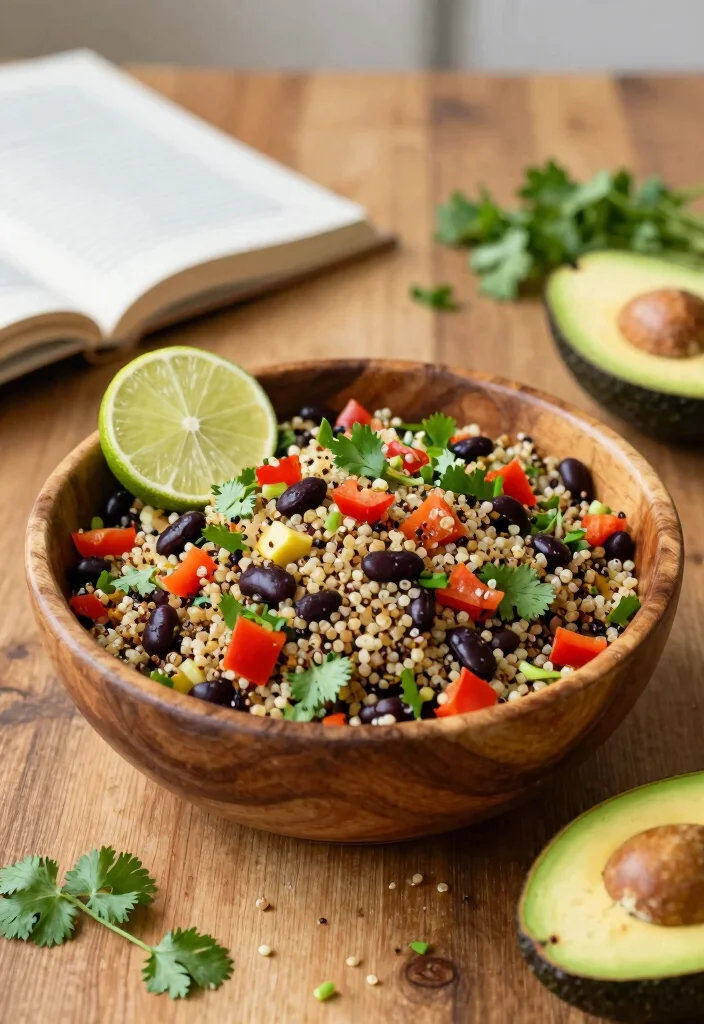 14 Healthy Recipes for Simple Balanced Everyday Meals 1. Quinoa and Black Bean Salad 0