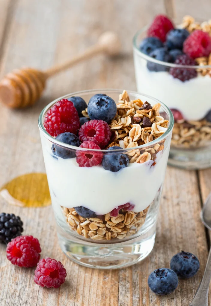 14 Healthy Recipes for Simple Balanced Everyday Meals 13. Berry and Yogurt Parfait 0
