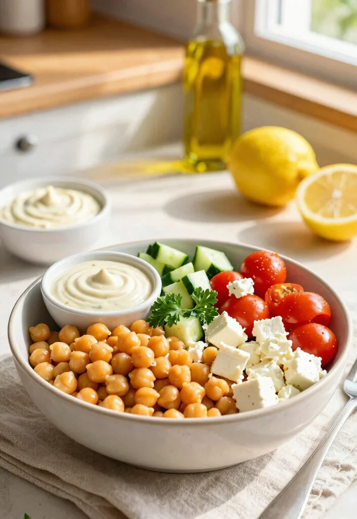 14 Healthy Recipes for Simple Balanced Everyday Meals 3. Mediterranean Chickpea Bowl 0