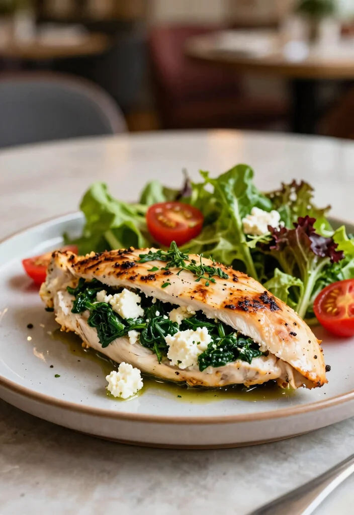 14 Healthy Recipes for Simple Balanced Everyday Meals 6. Spinach and Feta Stuffed Chicken 0
