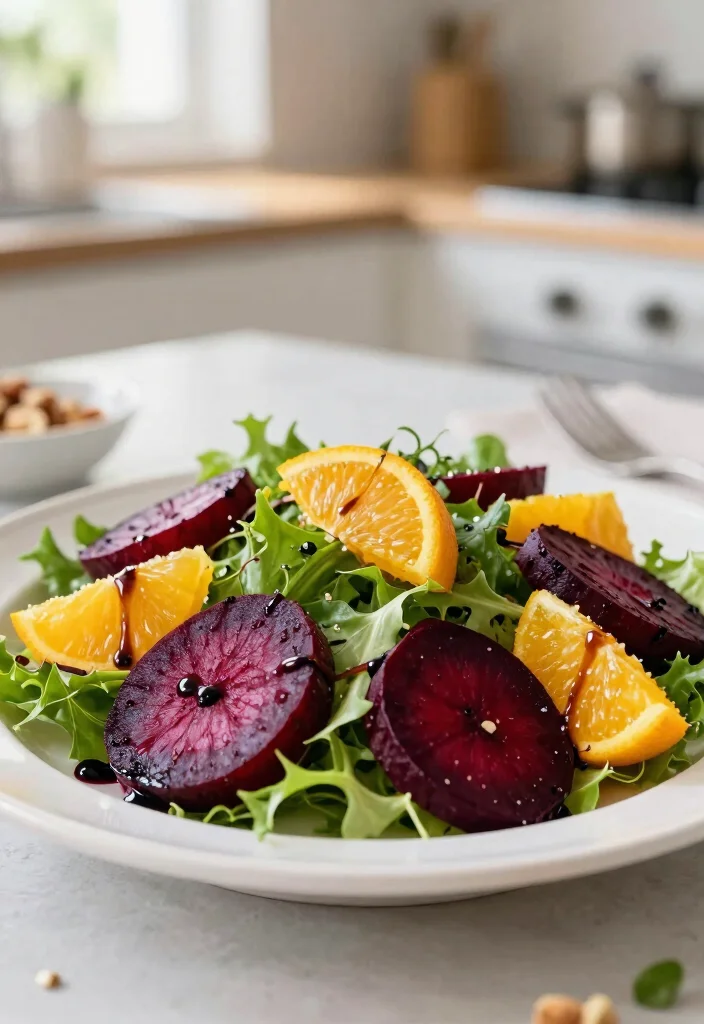 14 Healthy Vegetable Recipes Full of Flavor and Color 56 14 Healthy Vegetable Recipes Full of Flavor and Color - 6. Roasted Beetroot and Citrus Salad 1