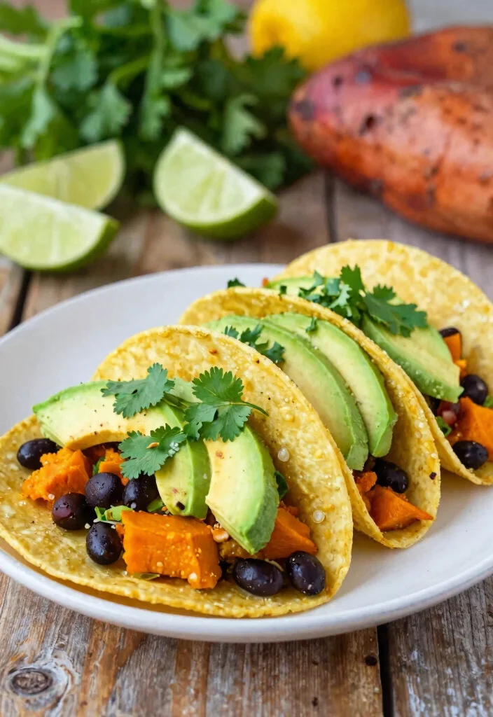 14 Healthy Vegetable Recipes Full of Flavor and Color 90 14 Healthy Vegetable Recipes Full of Flavor and Color - 9. Sweet Potato and Black Bean Tacos 1
