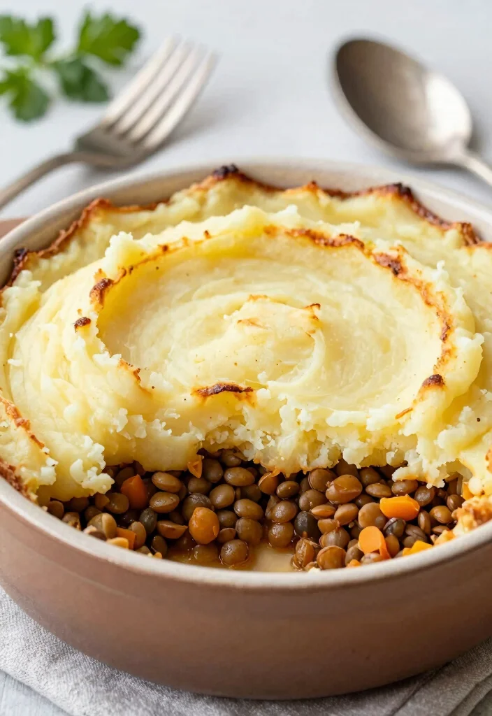 14 High Protein Dinner Recipes for Filling Balanced Meals 34 14 High Protein Dinner Recipes for Filling Balanced Meals - 4. Lentil and Vegetable Shepherd's Pie 1