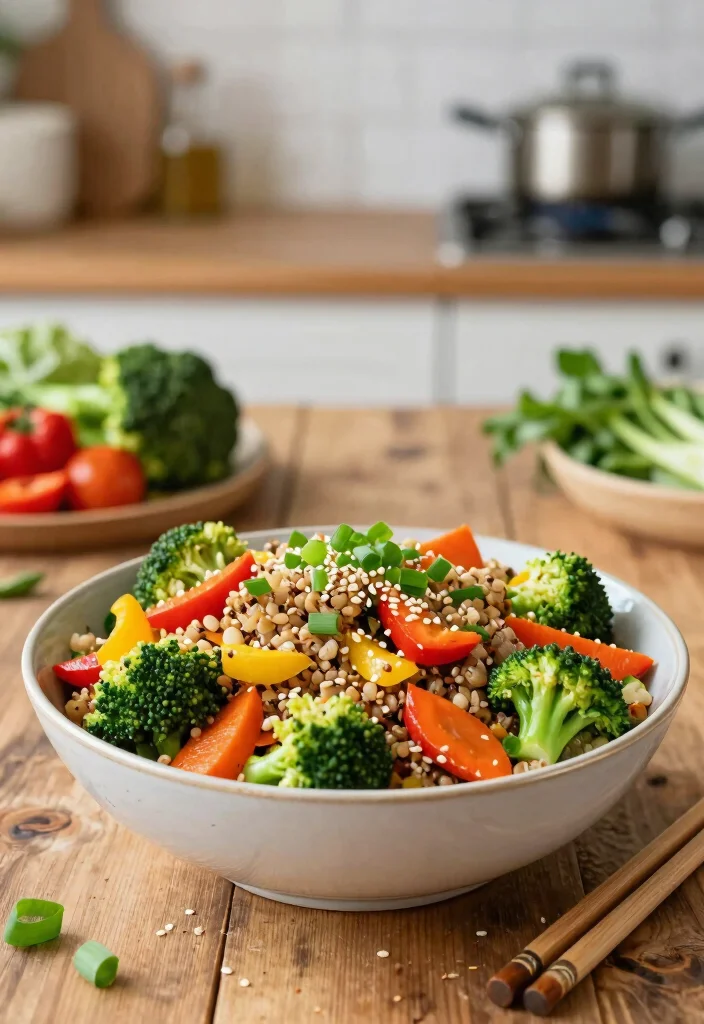 14 Vegan Recipes for Easy Plant Based Cooking 3. Spicy Quinoa Stir Fry 0