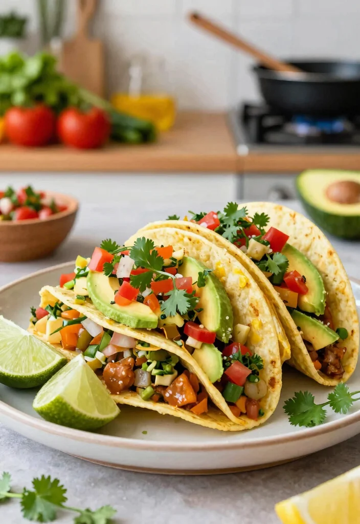 14 Vegan Recipes for Easy Plant Based Cooking 5. Veggie Filled Tacos 0