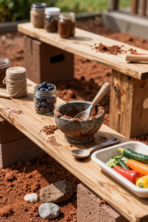 7 Mud Kitchen Ideas to Transform Your Backyard 1 budget friendly outdoor work surface ideas