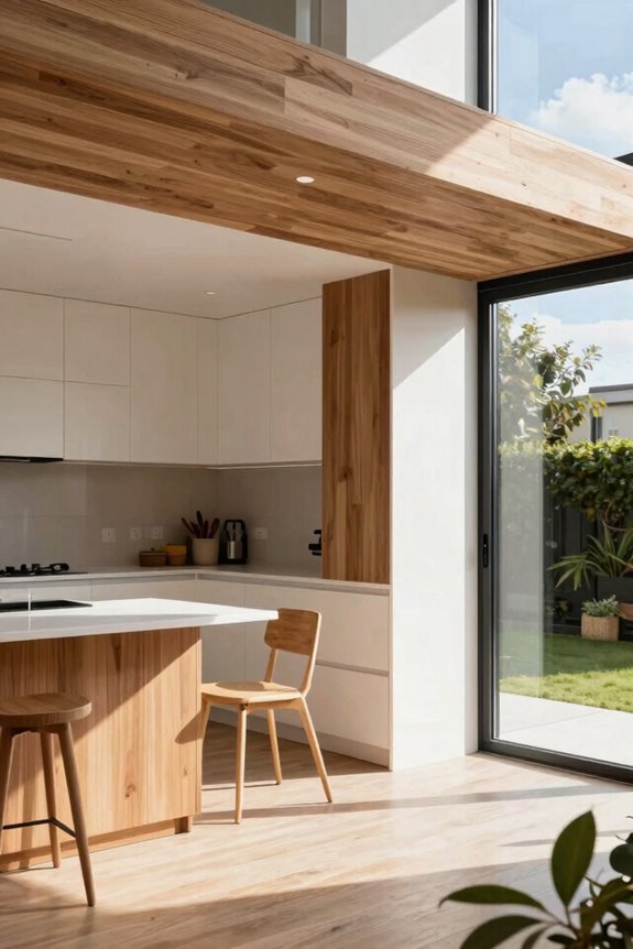 cantilevers and bump outs maximize space
