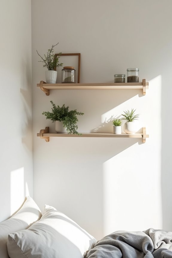 clear lightweight transparent shelving