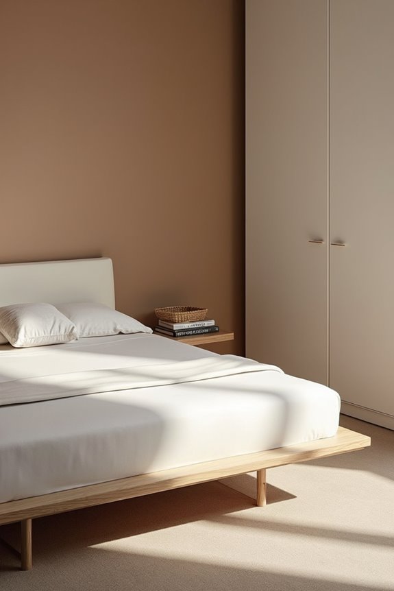closed storage keeps surfaces tidy