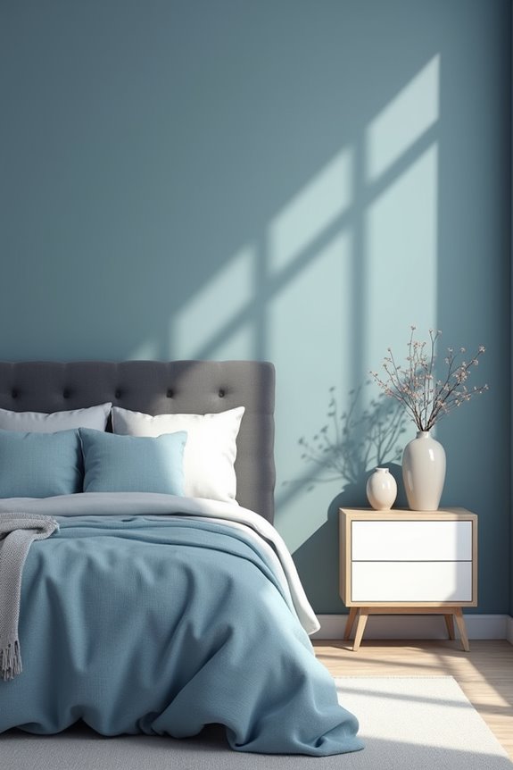 cool blue gray sanctuary serene neutrals