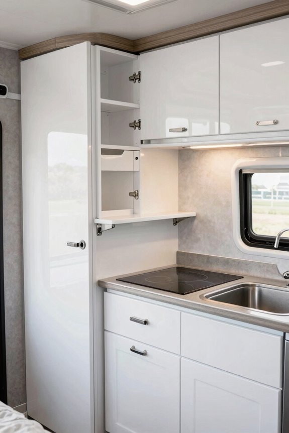 5 Smart RV Kitchen Ideas to Maximize Your Mobile Space 5 door and backsplash storage solutions
