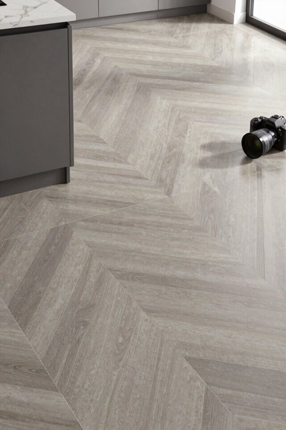 durable versatile porcelain kitchen flooring