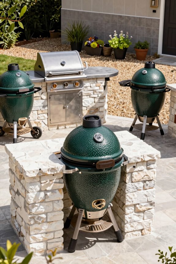 7 Green Egg Outdoor Kitchen Layouts That Transform Your Backyard 1 five egg sizes define layout and capacity hjtz4