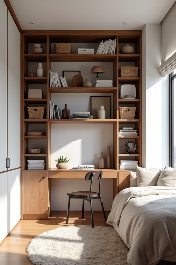 floor to ceiling vertical storage columns