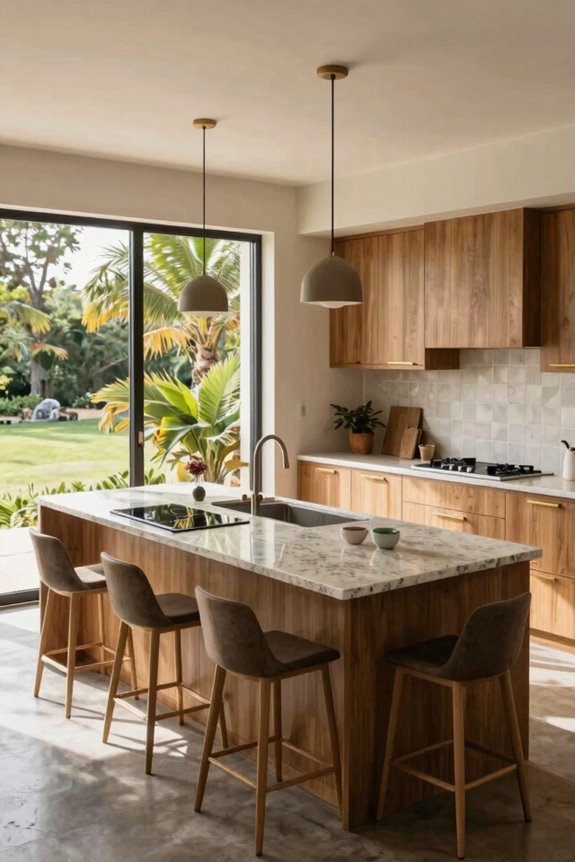 island near sink and range social hub