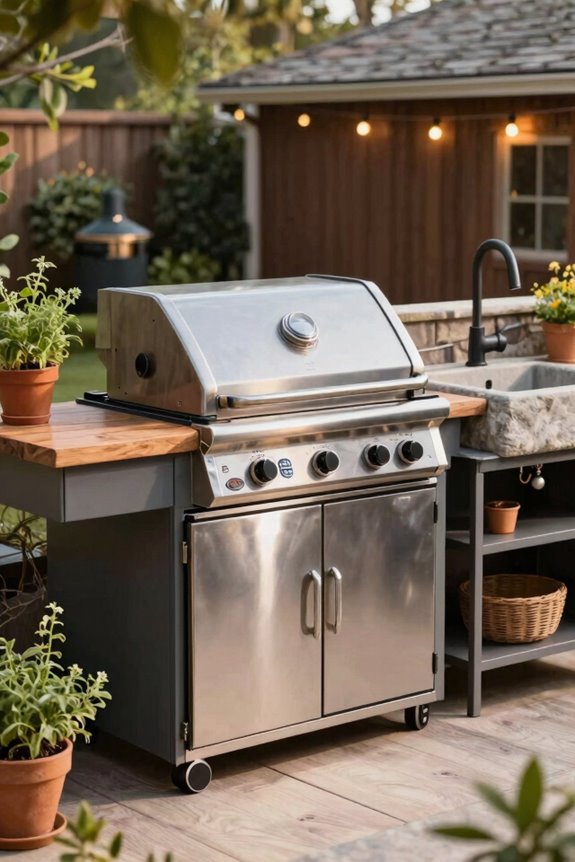 Outside Kitchen Ideas to Transform Your Backyard 4 just enough outdoor kitchen core