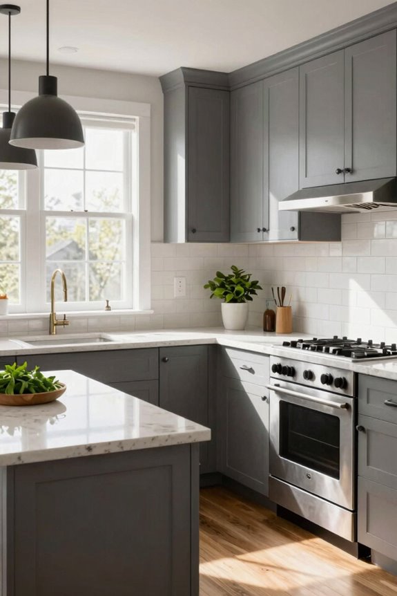 l shaped kitchen optimizes workflow