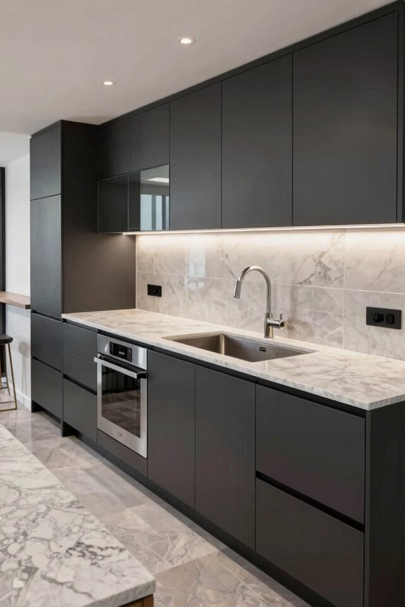 l shaped kitchen space optimization