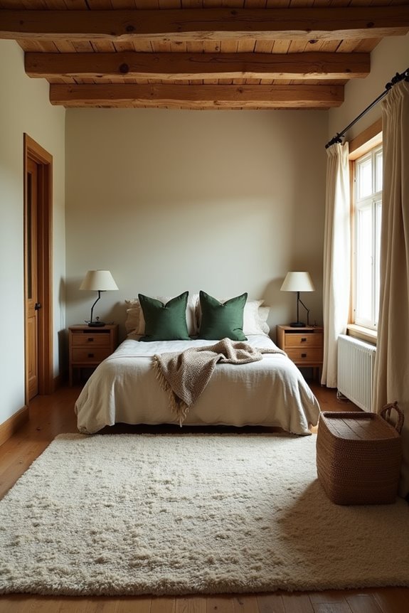large rug under bed extended seating