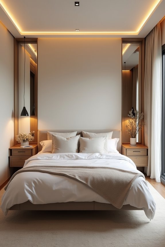 largest bed wall mounted low profile under bed storage