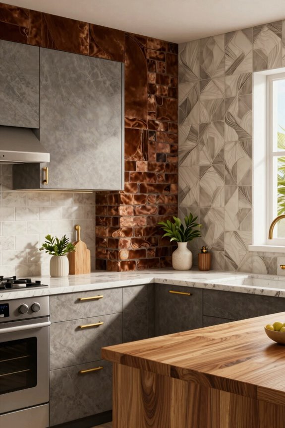 layer textures for cohesive contrast