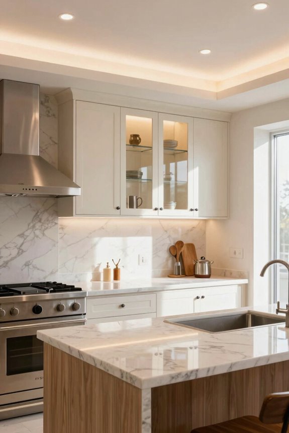 layered lighting for depth and ambiance