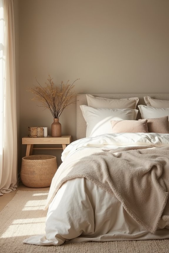 Beige Bedroom Ideas for a Serene Sanctuary 2 layered textures add subtle depth