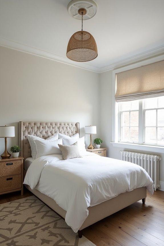 7 Single Bedroom Ideas to Maximize Your Space 7 layered textures patterns window treatments